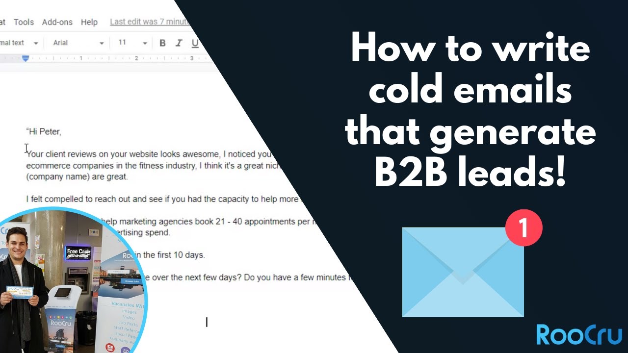 How to write cold B2B emails that work - YouTube
