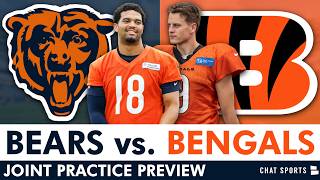 Bears vs. Bengals Joint Practice Preview: Can Caleb Williams Outplay Joe Burrow