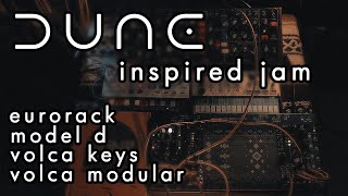 Dune Inspired Jam || Eurorack + Model D + Korg Volca Keys + Modular || Marbles - Plaits - Clouds