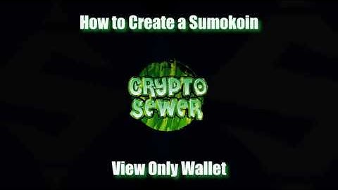 How to Create a Monero / Sumokoin / Electroneum View Only Wallet