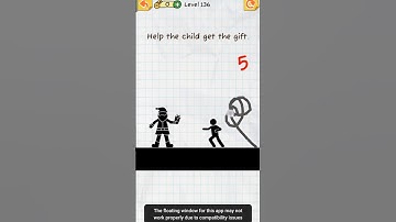 Help the child get the gift. #level 136 #draw2save #shorts