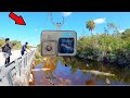 Dropped a gopro under the worlds most dangerous fishing bridge