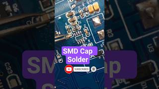 how to solder smd capacitor #components #shorts #diy