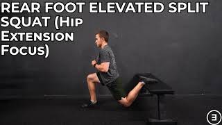 Rear Foot Elevated Split Squat (Hip Extension Focus)
