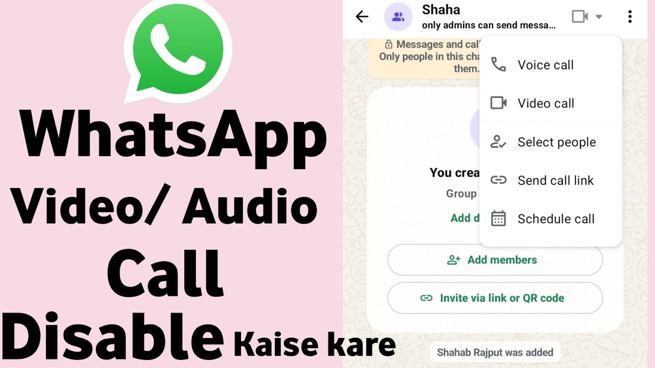 how to block whatsapp group call / whatsapp group call band karne ka tarika