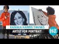 Watch: Kamala Harris calls teen artist to thank him for creating her portrait