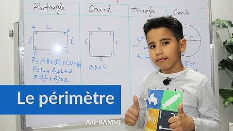 Le périmètre des formes géométriques: Rectangle, Carré, Triangle et Cercle