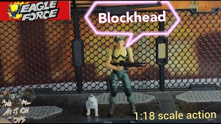 Eagle 🦅 Force Blockhead 1:18 scale action figure. Another fantastic release by Fresh Monkey Fiction!