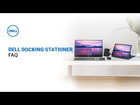 Video: Har jeg brug for en dockingstation for at forbinde den bærbare computer med skærmen?