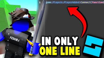 I Made A Roblox Game In One Line of Code