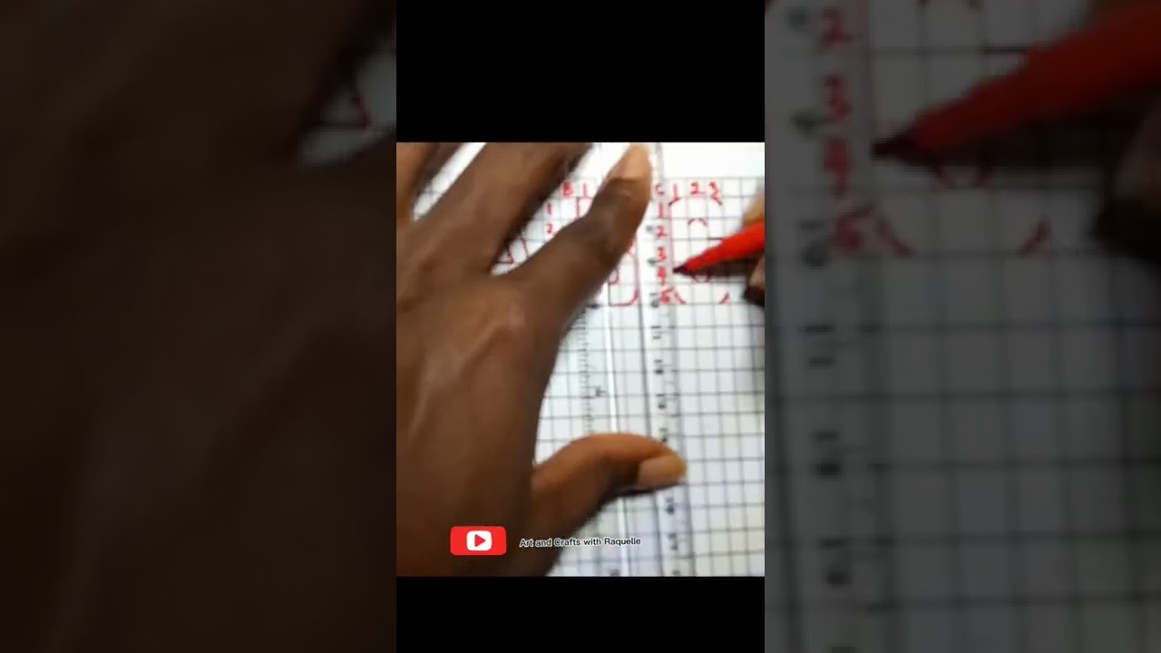 Construction of Uppercase (Capital) Letters A - F. | Block/Constructed Letters | Lettering #art