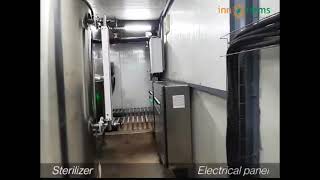 Aseptic processing unit in Container