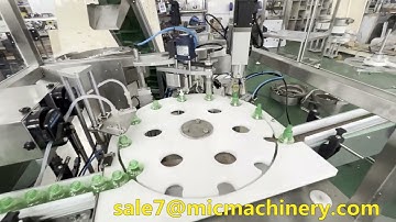 MIC automatic deodorant filling capping machine #deodorant #deodorants #deodorizer