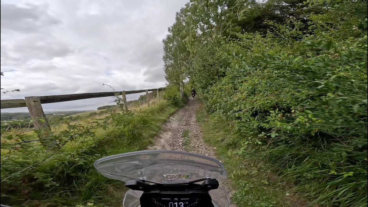 Riding OFF ROAD in KENT DOWNS on a TIGER 900 Rally Pro and a Royal Enfield HIMALAYAN - Episode 3/4
