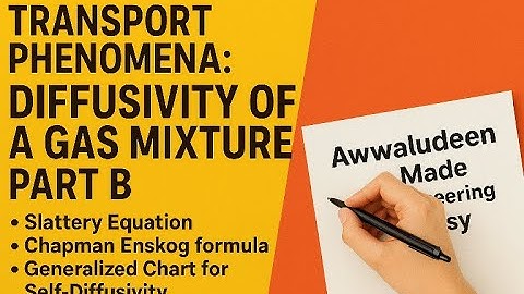 Transport phenomena | part B