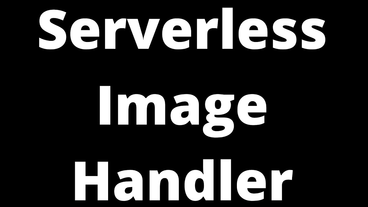 Serverless Image Handler Optimization Solution on AWS