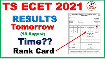 TS ECET 2021 Results 18 August | How to download Rank Card | Time ??| Edutalks