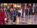 La princesa Leonor participa en su primera recepción con las autoridades en el Día de la Hispanidad