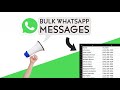 WhatsApp Bulk messaging | Send messages to up to 10,000 contacts