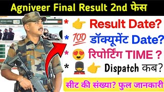 Agniveer Final Result Out 💯 Agniveer Final Cut Off। Agniveer Army Result। Agniveer Dispatch Document