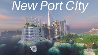 Minecraft Timelapse - New Port City screenshot 3