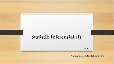Statistical Inference (part 1) - Point Estimation & Interval Estimation (Prologue) - Meeting 3