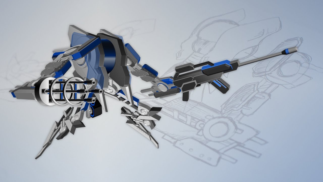 the mechwarrior an amazing powerpoint artwork youtube