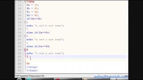 Php tutorials in hindi   urdu   15   else if statement in php360p