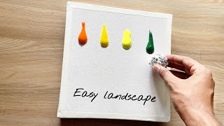 Nature Landscape Easy Acrylic Painting Tutorial Step By Stepday