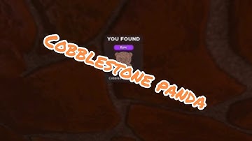 COBBLESTONE PANDA FIND THE PANDAS ROBLOX