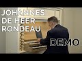 Johannes de heer rondeau orgel demo  jo.eheer