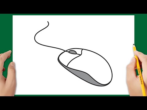 Como desenhar um mouse de computador