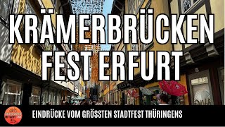 Krämerbrückenfest: thüringens altstadt wird zum spektakel! 9 Top event in thüringen, 7 bühnen, mittelalter, händler, leckereien, krämerbrückenfest erfurt 2025