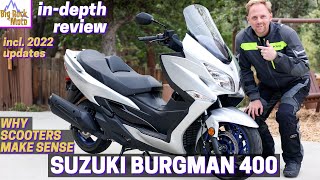 2022 Suzuki Burgman 400 | The Argument for Maxi Scooters (& Why You Need One!)