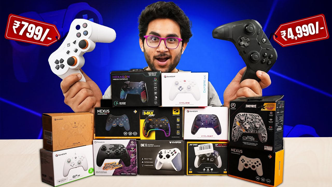 Budget to Premium -10 Gaming Controllers/Gamepad (Rs.800 - Rs.5000)
