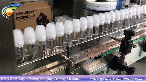 CX-YGF E-Liquid Filling Plugging Capping Machine for 60ML