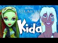 I made the most underrated disney princess  kida of atlantis  doll repaint by poppen atelier