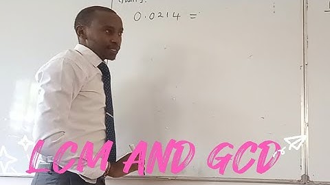 Application of L.C.M &G.C.D