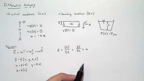Fluid Mechanics lecture: Differential Fluid Flow part 1