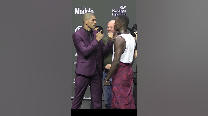 Alex Pereira vs Israel Adesanya 2 #ufc287 faceoff