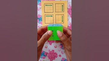 Magic trick to solve rubik