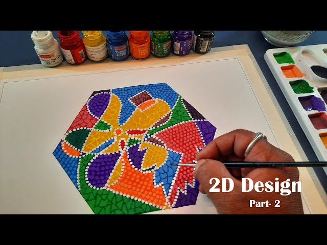 Elementary grade drawing exam- Design series - 1 Camlin water colours -  YouTube