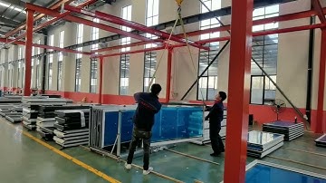 The whole process of packing YY doors and windows