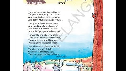 Class 7 English||Poem 8 Trees ||telangana state board|| Audio textbook||Mana Prapancham