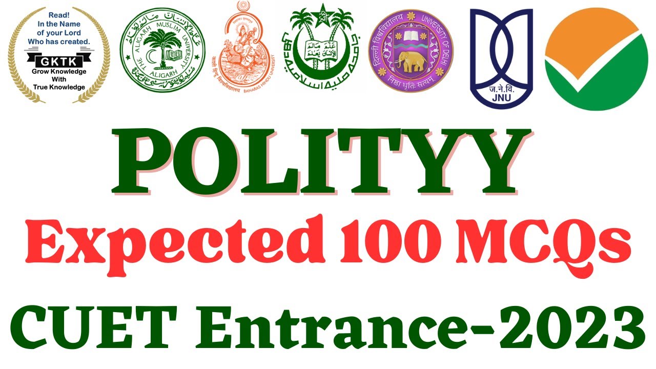Top 100 Polity MCQs | General Test Polity MCQs | General Test ...