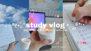 STUDY WITH ME // Учись со мной в реальном времени, Стади виз ми // Productive Study Vlog 🖇️🧠