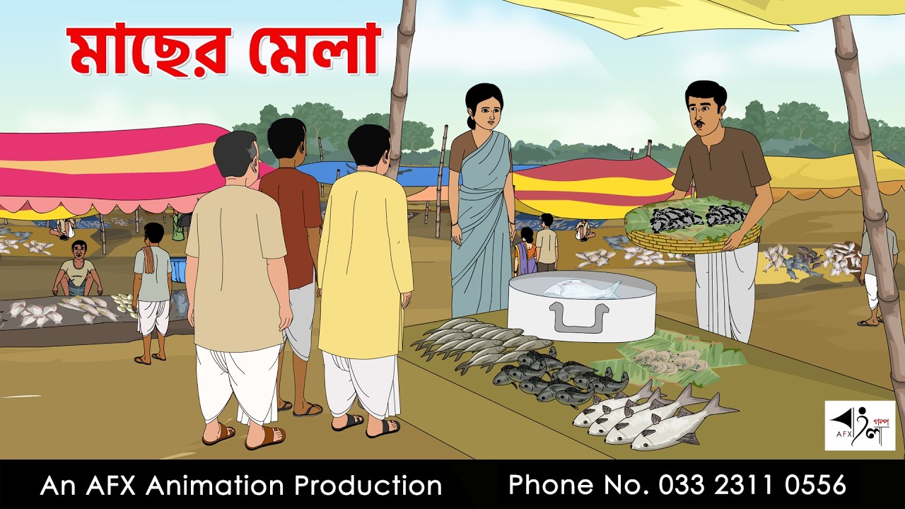 মাছের মেলা I Bangla Cartoon | বাংলা কার্টুন  | Thakumar Jhuli | AFX Animation