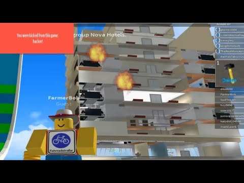 Roblox Exploiting Hotel Destruction Youtube - roblox exploiting hotel destruction youtube