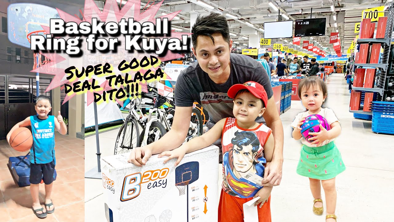 BUYING BASKETBALL RING FOR KUYA EPHIE at DECATHLON YouTube