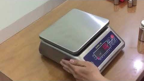 Hiệu chuẩn cân tps Super ss